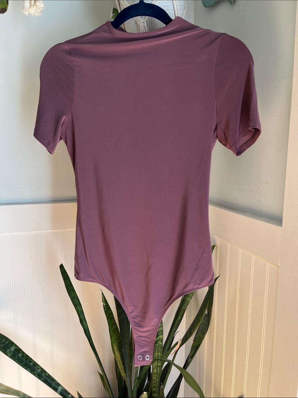 POPULAR 21 Mauve High Neck Top